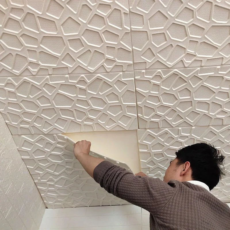 3D Soft Wall Panels – Peel & Stick Waterproof Wallpaper (35×35cm)