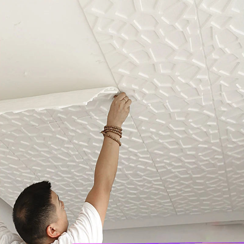 3D Soft Wall Panels – Peel & Stick Waterproof Wallpaper (35×35cm)