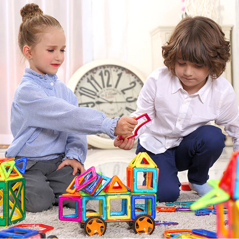 Big Magnetic Building Blocks for Kids – Creative Construction Set