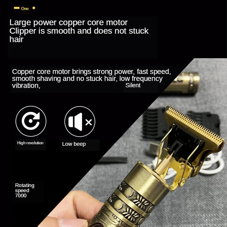 T9 Cordless Electric Shaver & Hair Trimmer for Men