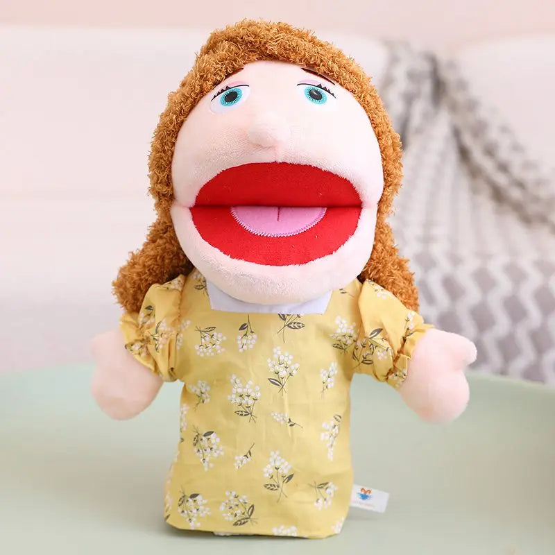 Kawaii Family Plush Dolls – Dad, Mom, Brother and Sister, Educational Toys