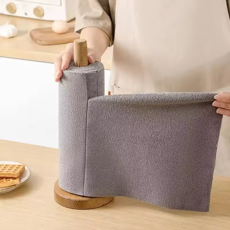 Reusable Microfiber Kitchen Cleaning Towel Roll – 20 Sheets