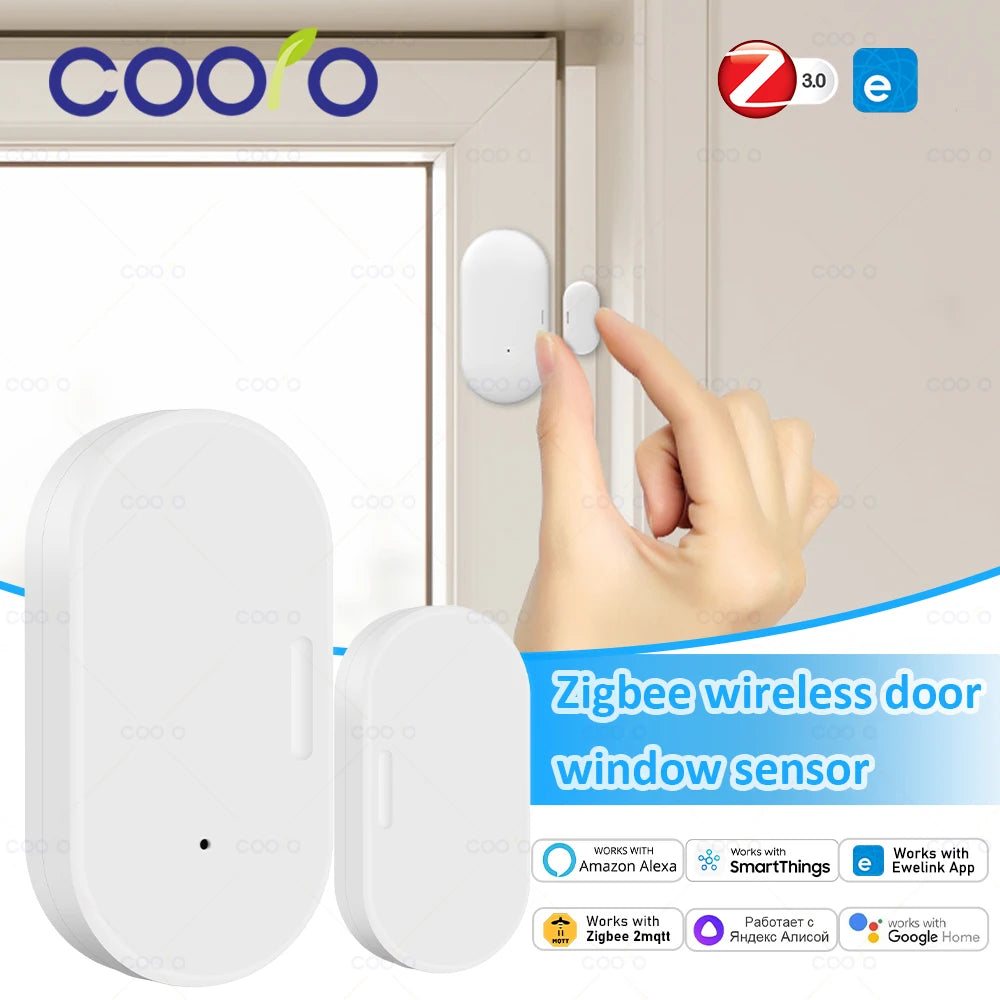 eWelink Zigbee Smart Door & Window Sensor – Works with Alexa & Google