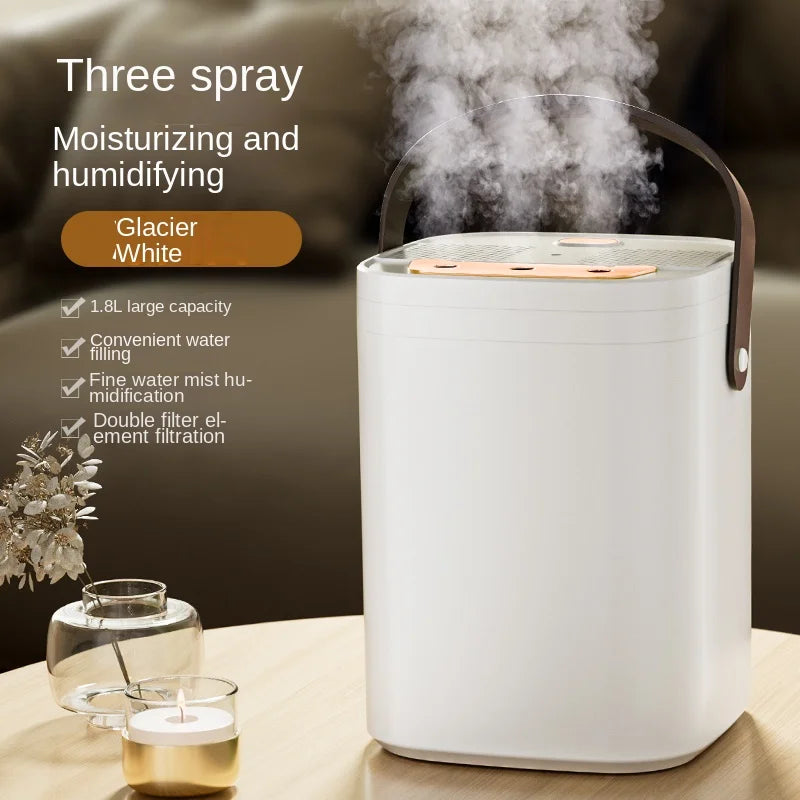 1.8L Air Humidifier with Aroma Diffuser, 3 Modes and LED Night Light