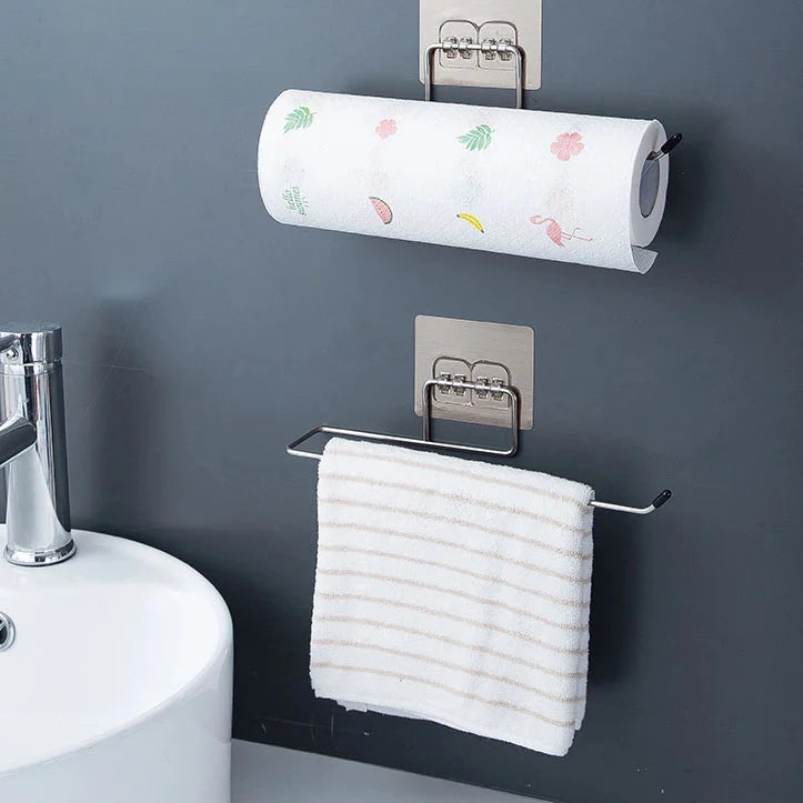 Hanging Paper Holder Rack – Bathroom & Kitchen Use