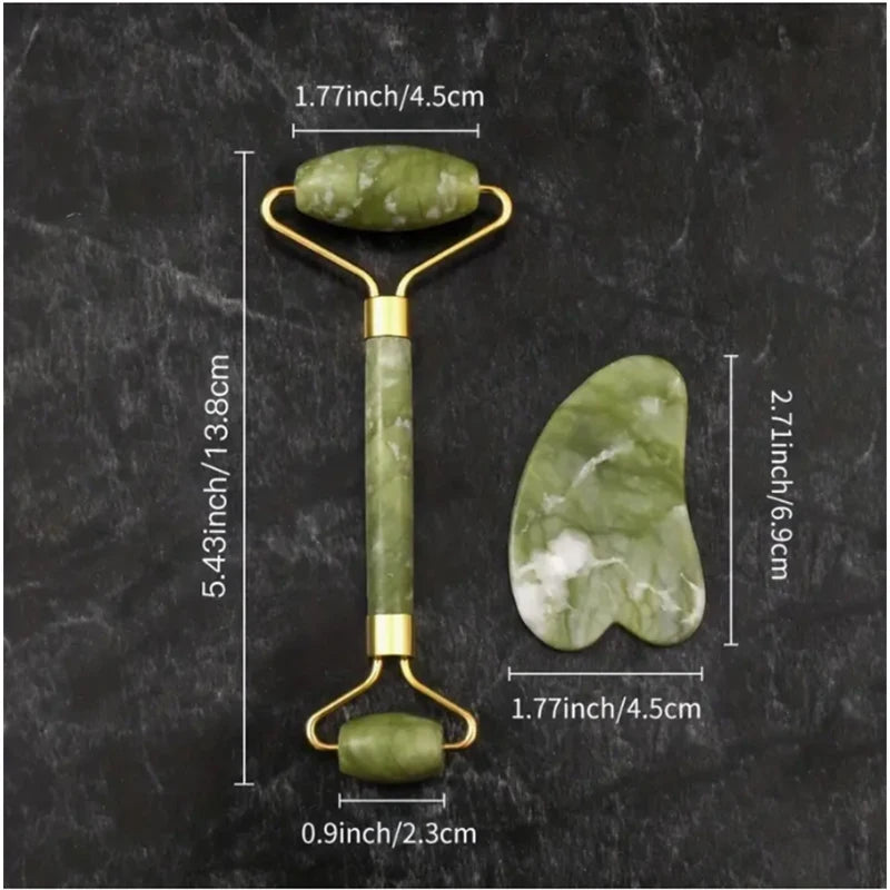 Natural Jade Roller Facial Massager Beauty Bar