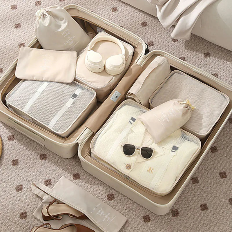 Totidy Travel Packing Cubes – 7-11 Piece Organizer Set