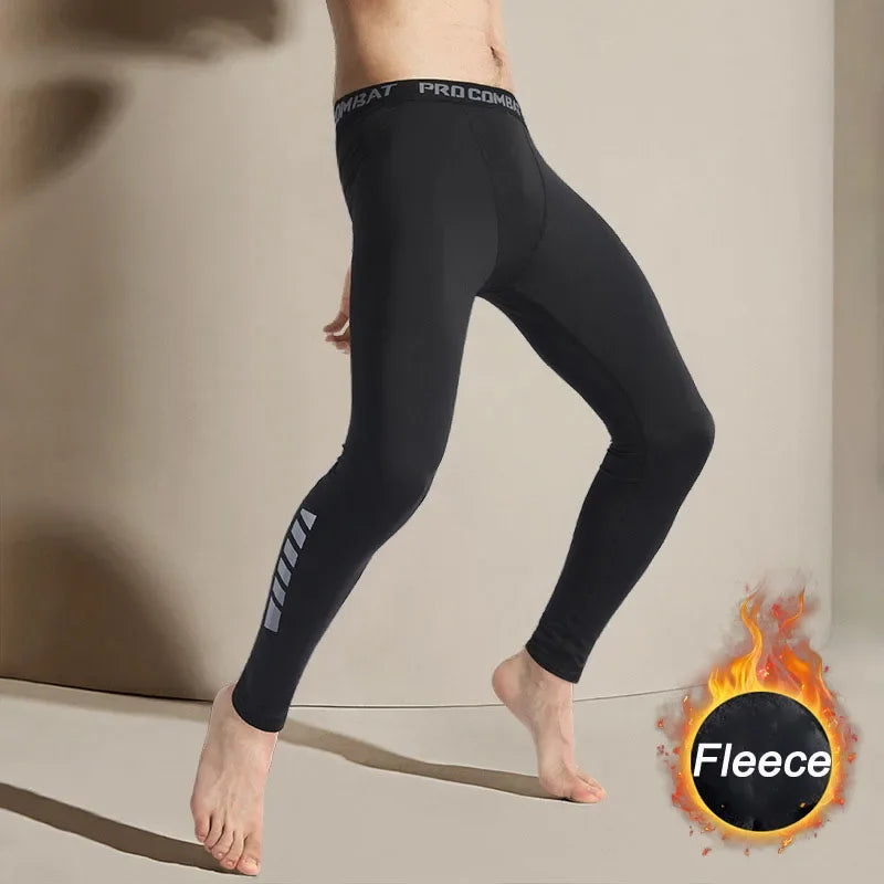 Men's Thermal Compression Sports Pants – 1 or 2 Pieces