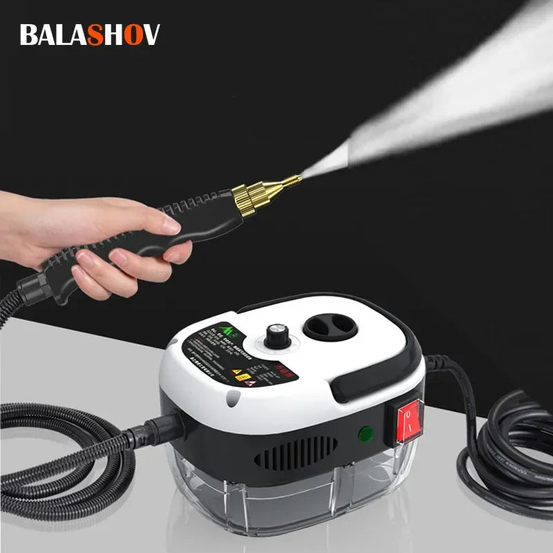 BALASHOV High-Pressure Steam Cleaner – 2500W Sterilizing Power for Home & Car (110V/220V)