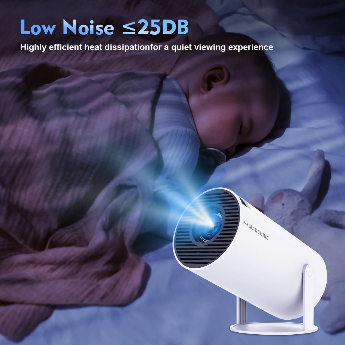 Magcubic HY300 Pro Smart 4K LED Projector – Android 11, Dual WiFi6, BT5.0