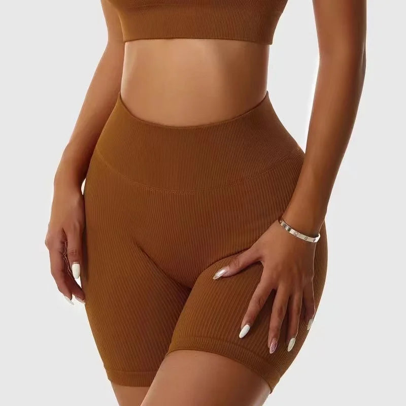 SculptFit™ Seamless High-Waist Sports Shorts