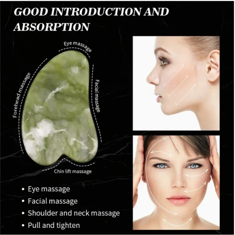 Natural Jade Roller Facial Massager Beauty Bar