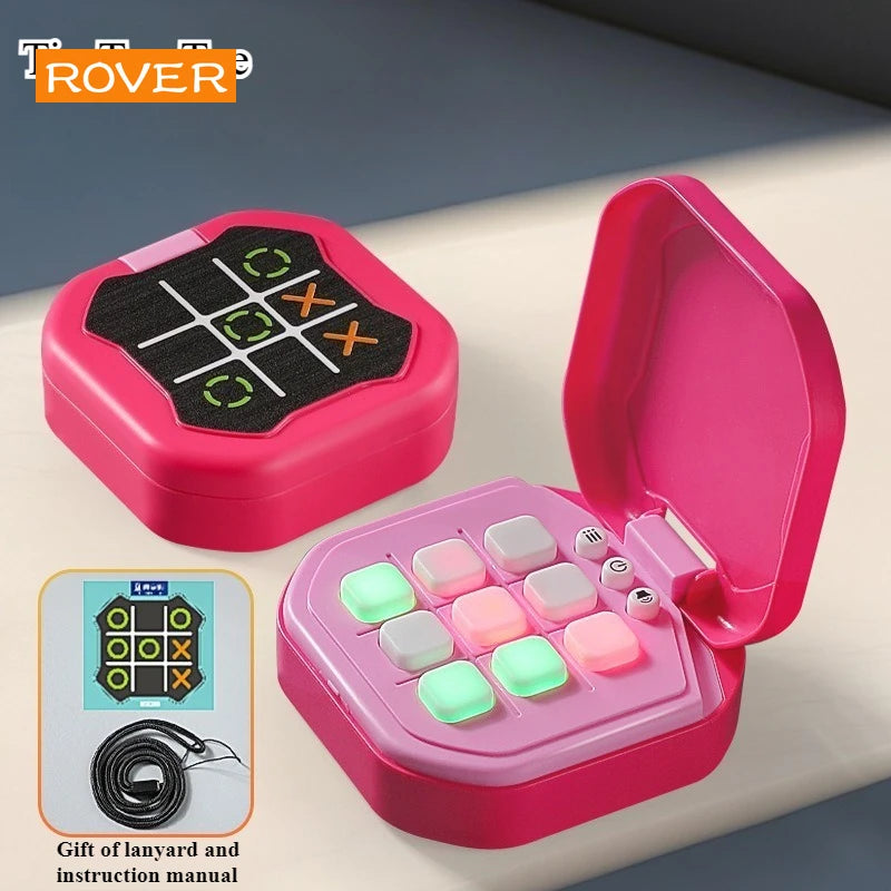 Electronic Tic-Tac-Toe Board Game – Multifunctional, Portable for Kids and Adults