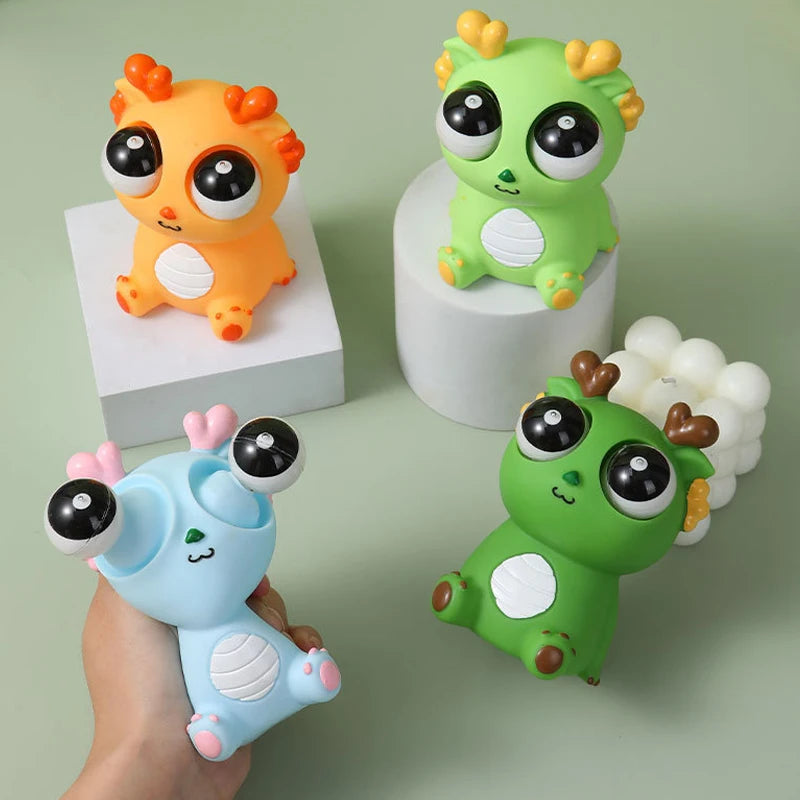 Dino Dragon Sensory Toy – Stress Relief with Exploding Eyes