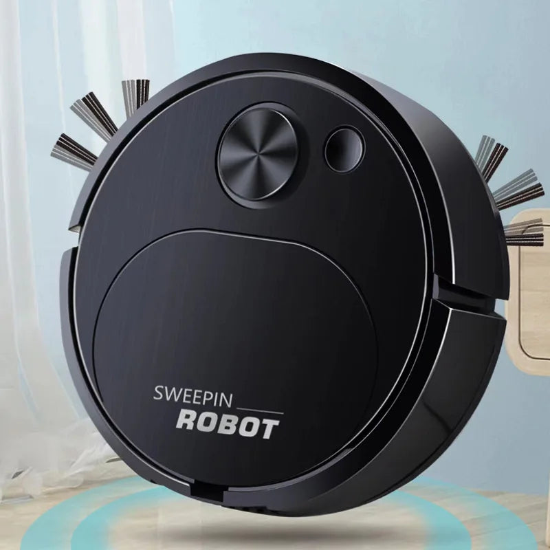 Donirt Smart Mini Robot Vacuum – 3-in-1 USB Rechargeable Cleaner for Home & Office
