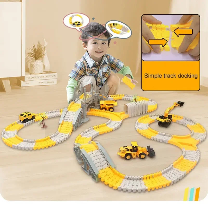 Engineering Car Track – Educational Toy for Children (137-467 pieces)