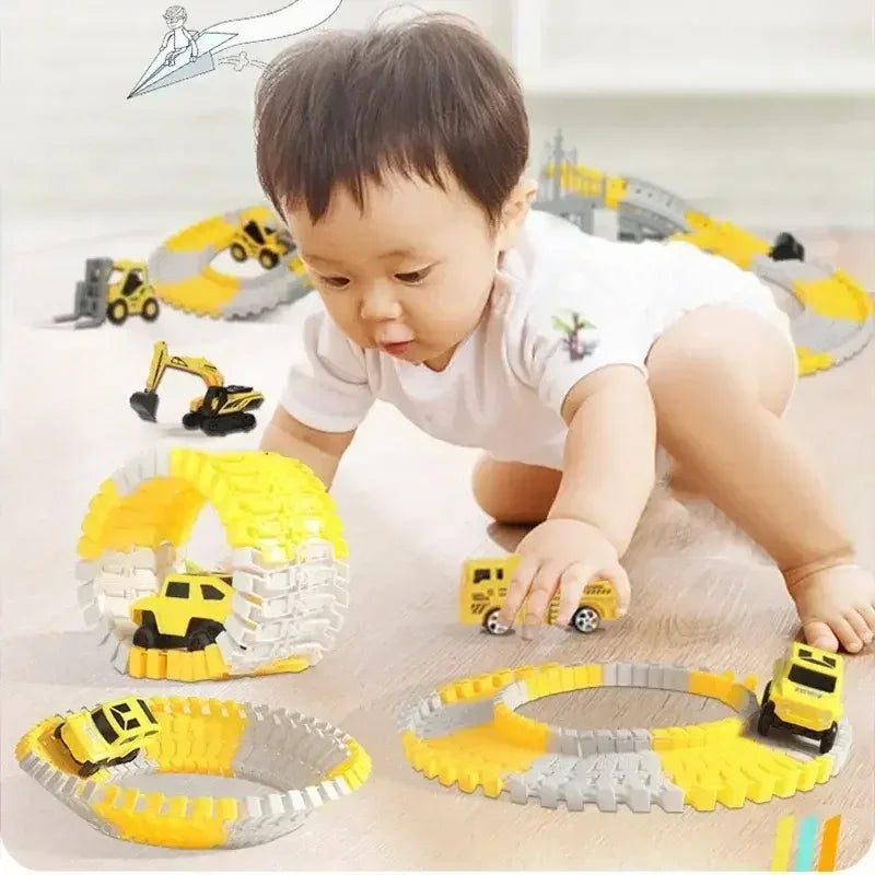 Engineering Car Track – Educational Toy for Children (137-467 pieces)