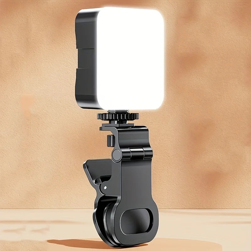 Portable Mini Ring Light with 10 Brightness Modes USB