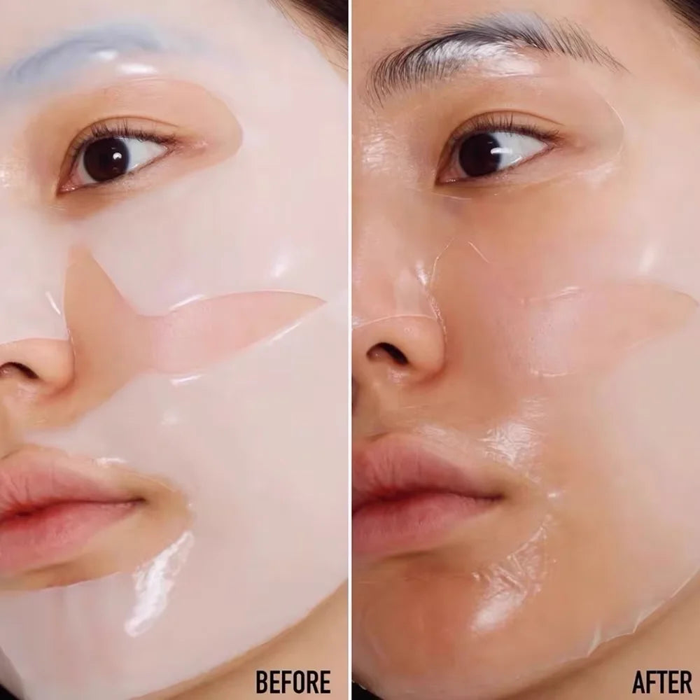 10PCS Collagen Anti-Wrinkle Facial Mask – Anti-Aging Moisturizing Brightening