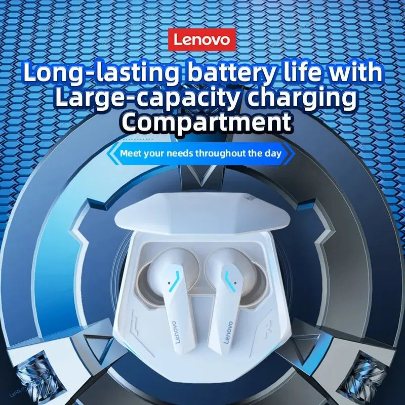 Lenovo GM2 Pro TWS Bluetooth Headset with Gamer Mode and Music