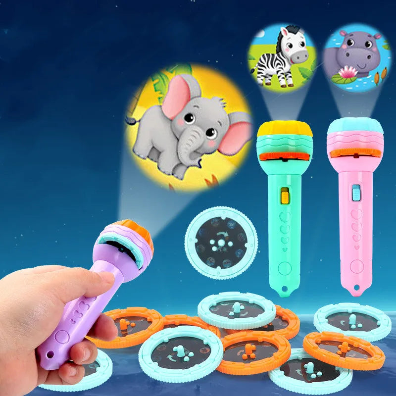 Dinosaur and Shark Projector – Educational Flashlight and Learning Toy for Kids