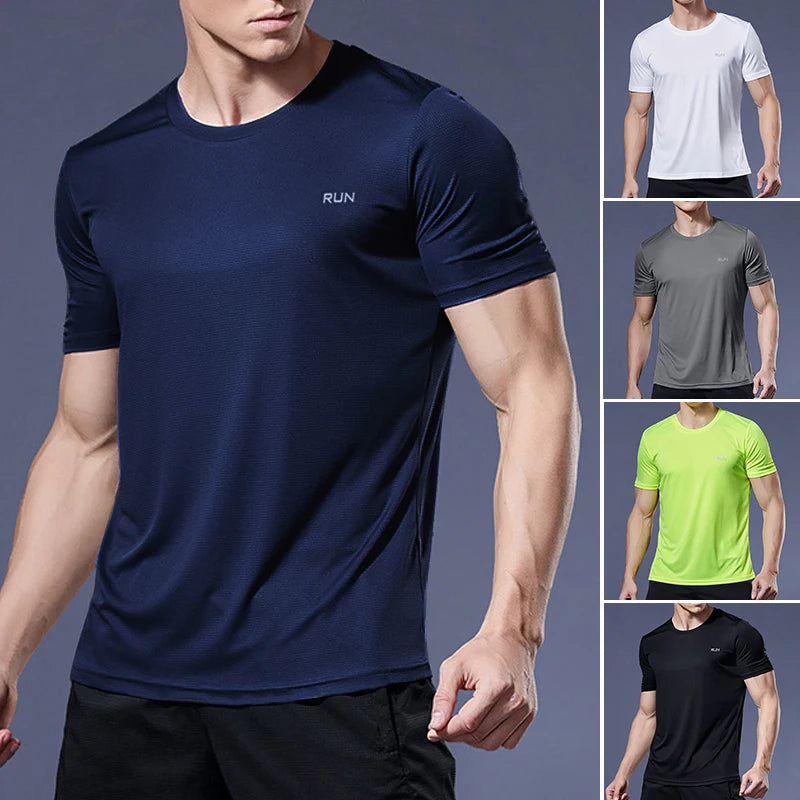 Men's Dry Fit Sports T-Shirt for Running and Gym