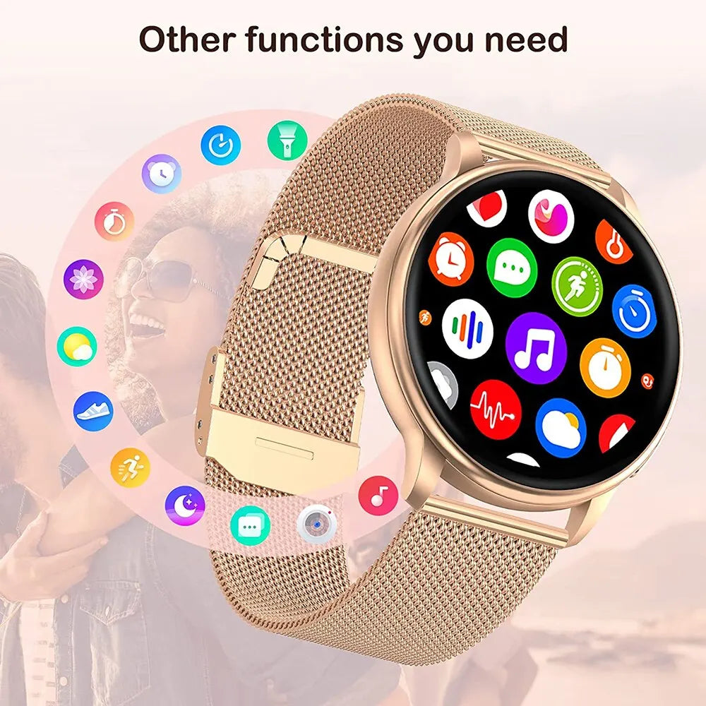 MEVADEN Smartwatch Y22 with Bluetooth Call and Health Monitor