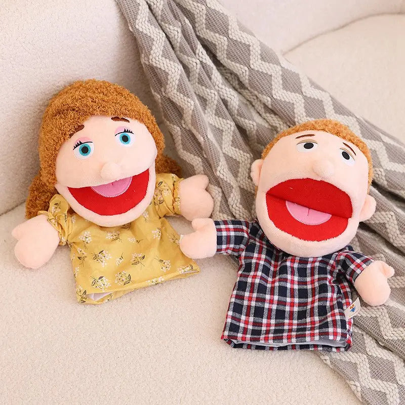 Kawaii Family Plush Dolls – Dad, Mom, Brother and Sister, Educational Toys