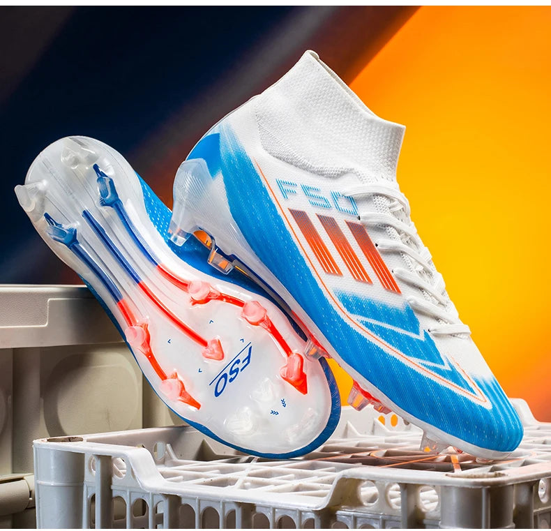 Comfortable and Breathable Men's Soccer Cleats for Indoor/Outdoor Soccer