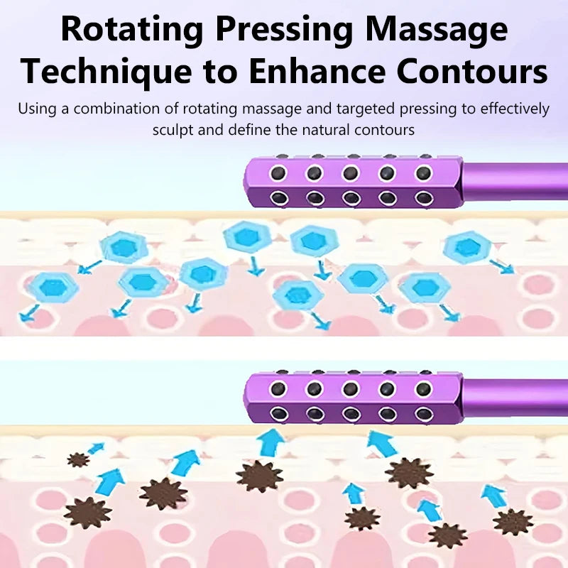 Germanium Facial Roller 24 Points – Massager and Gua Sha