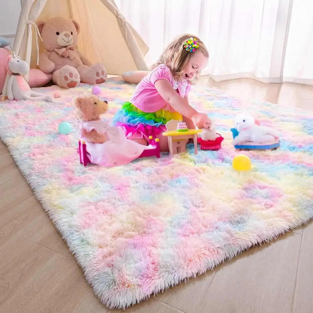FluffySoft Plush Carpet – Cozy Modern Rug for Living Rooms & Bedrooms