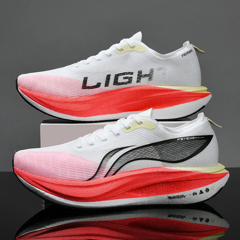 Men's Breathable Running Shoes with Carbon Plate - Red Rabbit Limited