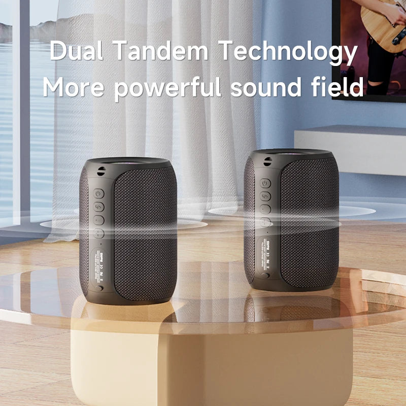 Zealot S32PRO Waterproof Bluetooth Speaker with Deep Bass & LED Light