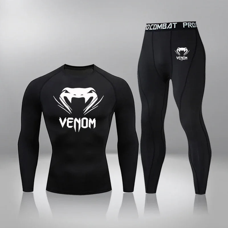 Men's Compression Workout Set – Gym & Running Tracksuit