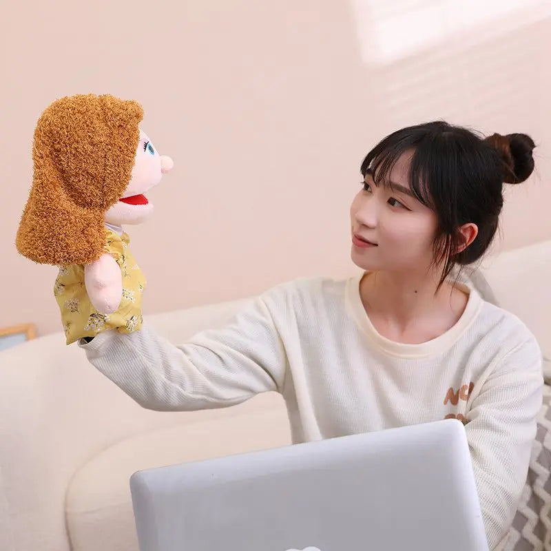 Kawaii Family Plush Dolls – Dad, Mom, Brother and Sister, Educational Toys