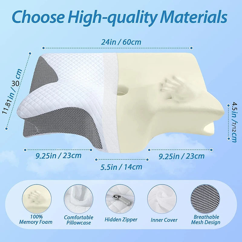 ErgoContour™ Memory Foam Neck Pillow