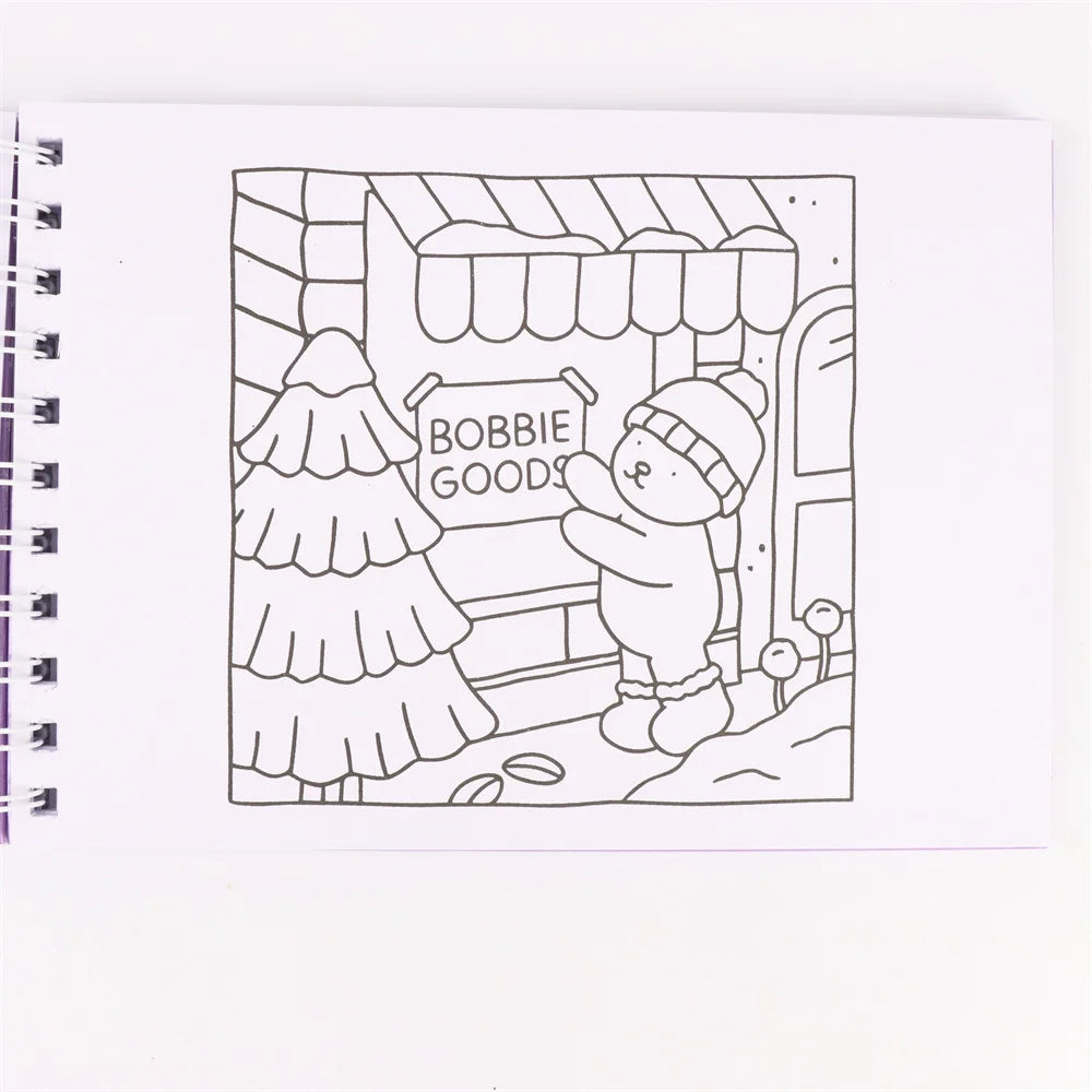 Cute & Cozy Bobbie Goods Coloring Book for Adults & Teens