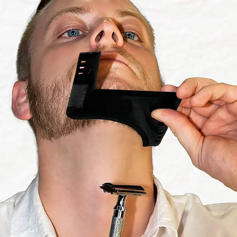 2-in-1 Men's Beard Shaper – Cutting and Styling Guide