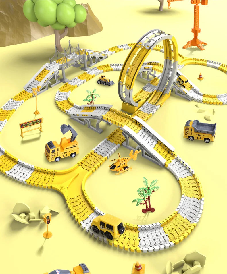 Engineering Car Track – Educational Toy for Children (137-467 pieces)