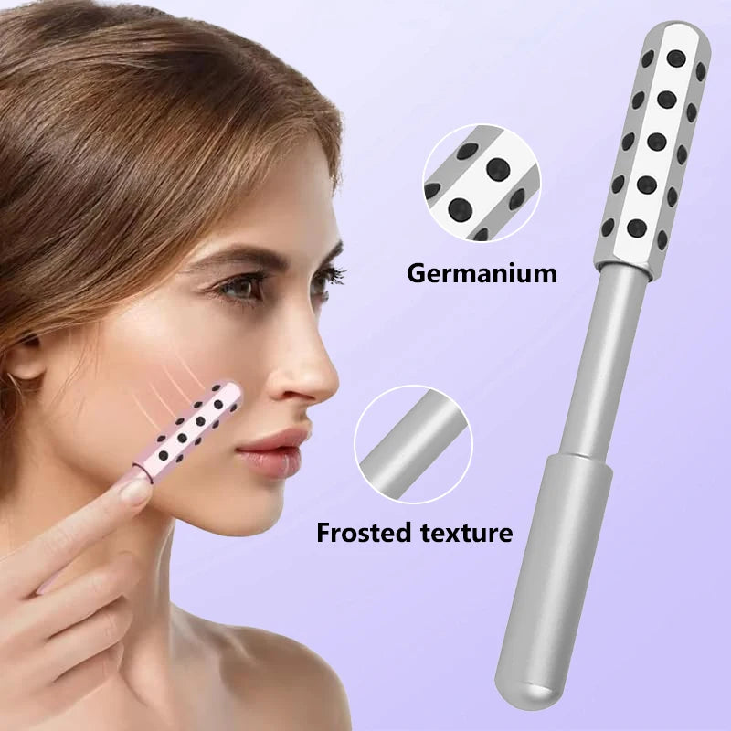 Germanium Facial Roller 24 Points – Massager and Gua Sha