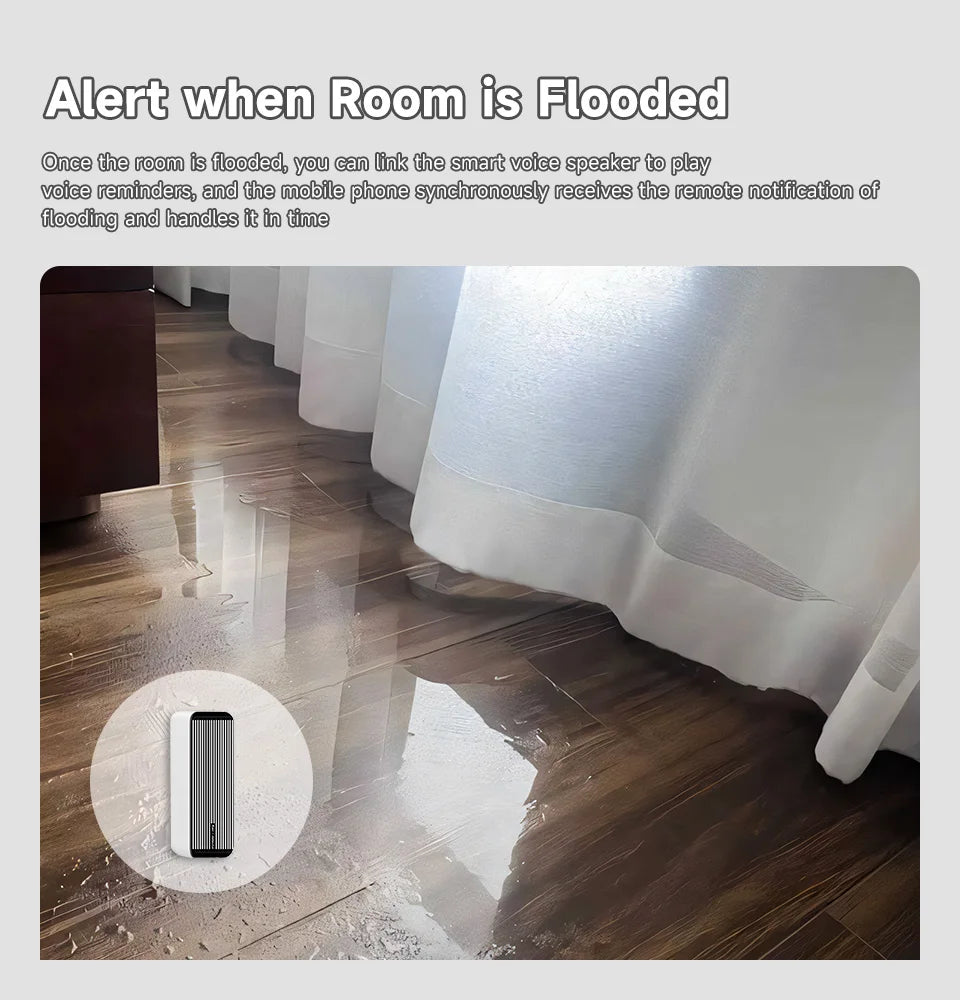 2-in-1 Zigbee Smart Rain Sensor with App Control