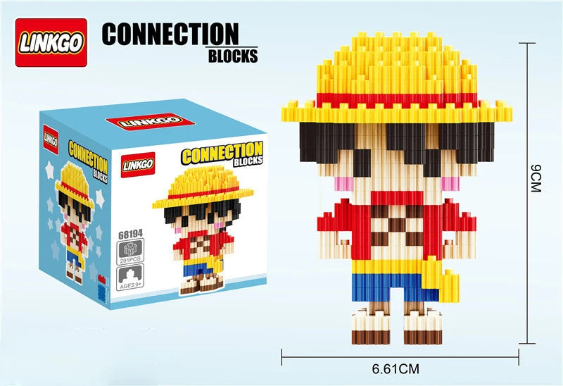 One Piece Diamond Mini Blocks – Build Your Favorite Crew!