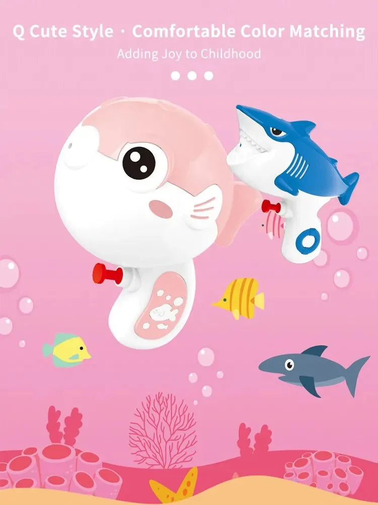 Kids Water Gun – Balloon Fish and Shark Summer Toy
