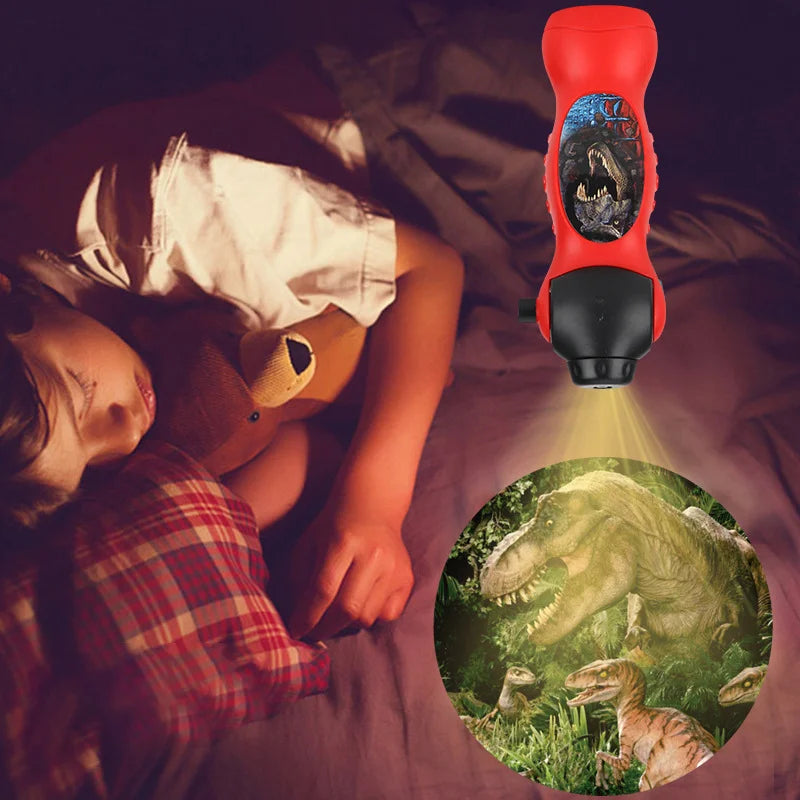 Dinosaur and Shark Projector – Educational Flashlight and Learning Toy for Kids