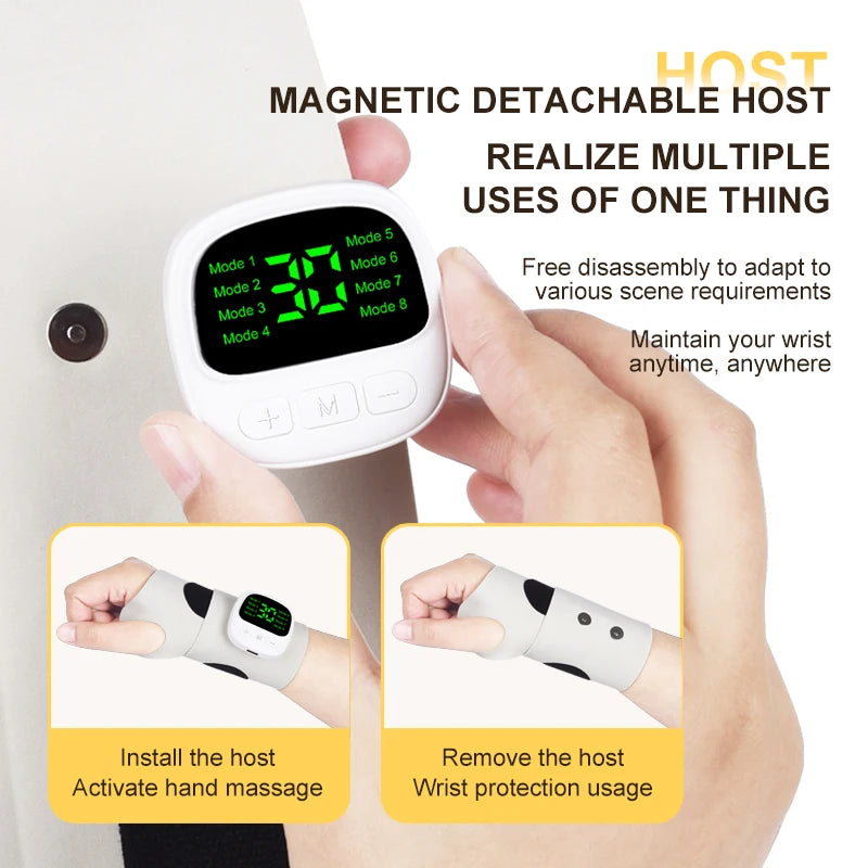 Cordless Electric Wrist Massager – Vibration Relief for Carpal Tunnel & Fatigue