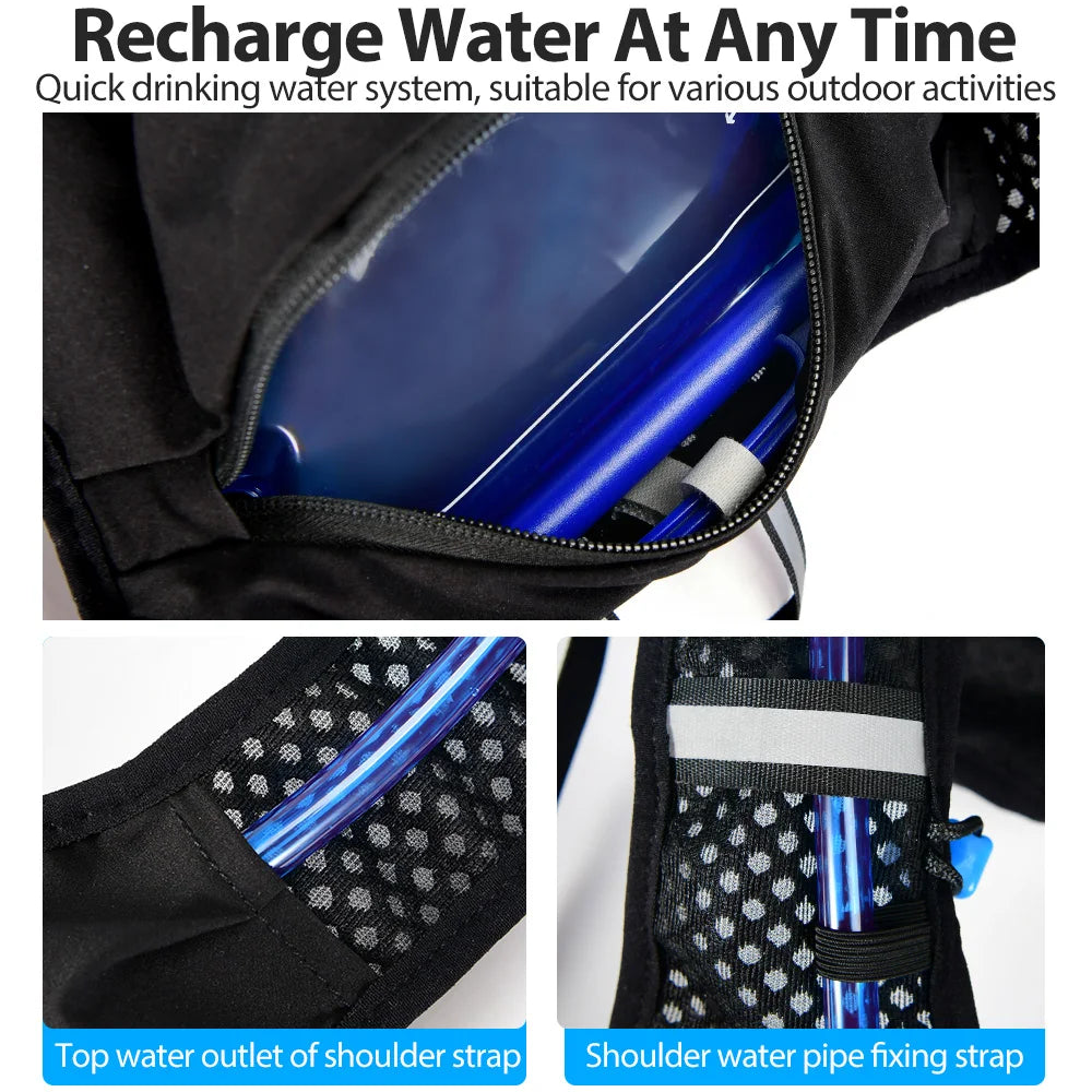 5L Lightweight Hydration Backpack for Running and Cycling