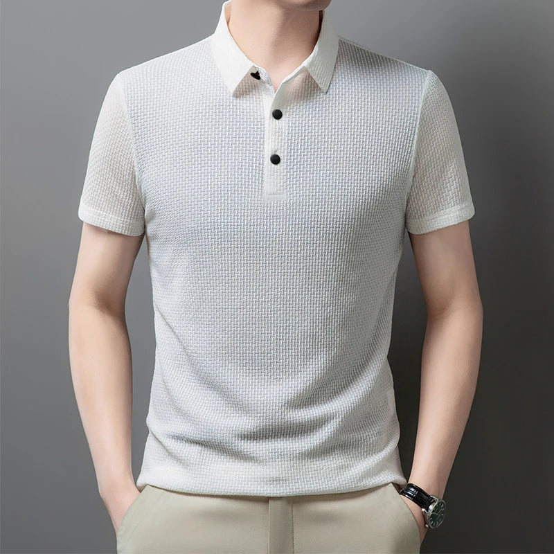 Men's Casual Summer Polo Shirt – Short Sleeve and Comfortable