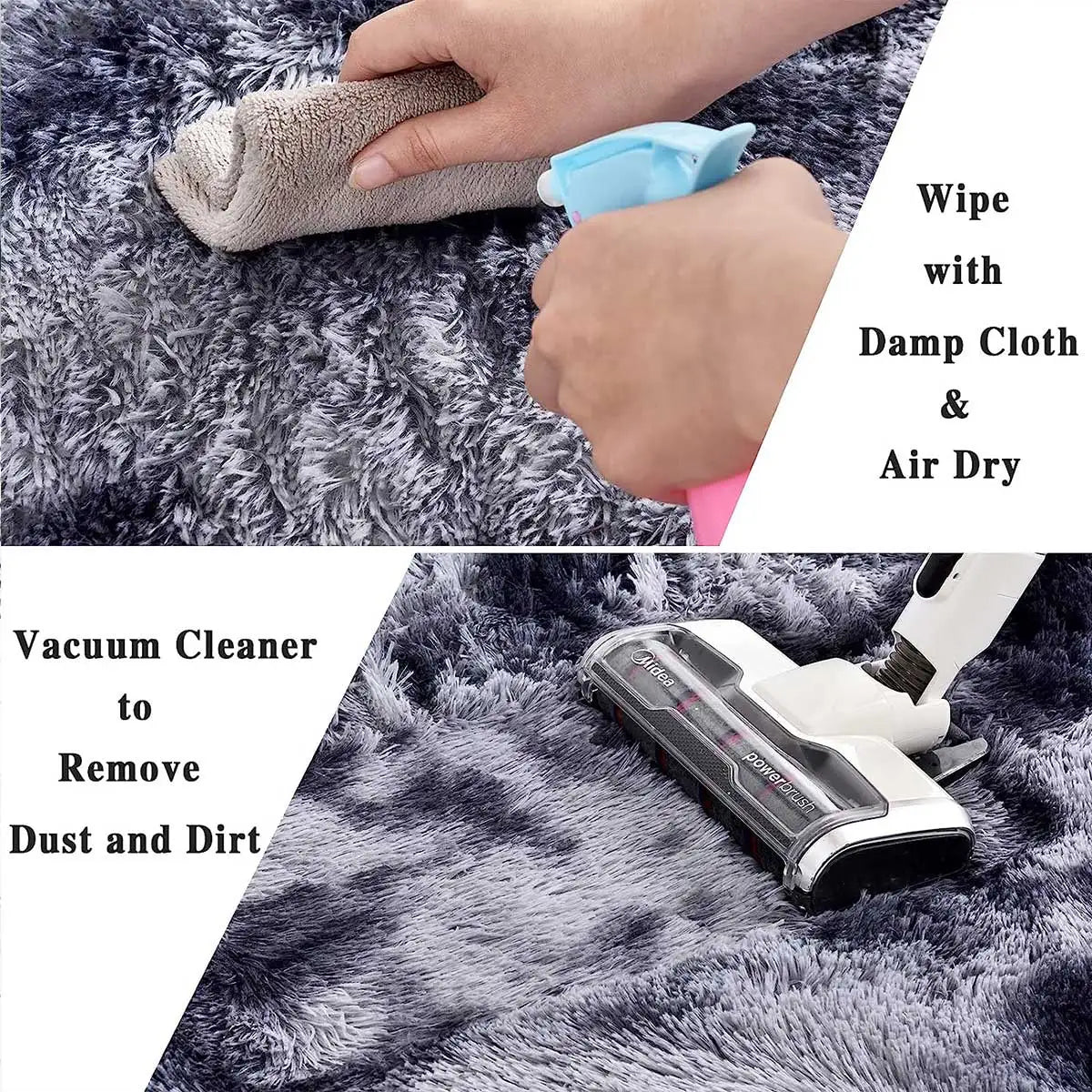 FluffySoft Plush Carpet – Cozy Modern Rug for Living Rooms & Bedrooms