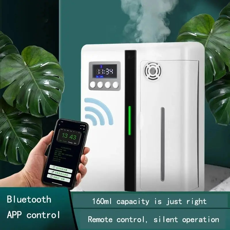 Smart Wall-Mounted Scent Diffuser – 160ml Bluetooth Aroma Machine