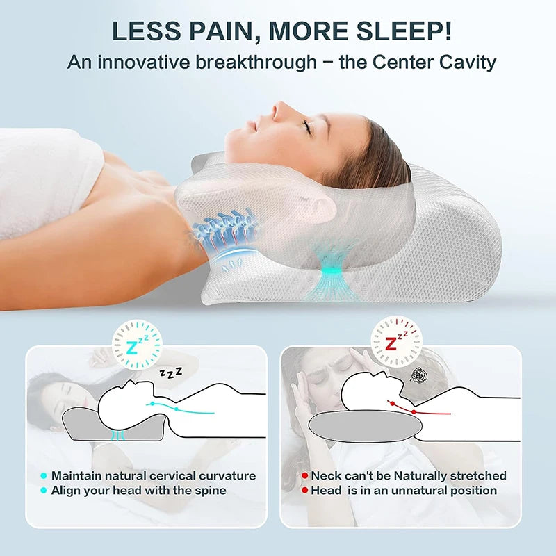 ErgoContour™ Memory Foam Neck Pillow